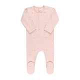 Ely's & Co Pink Celestial Brushed Cotton Footie