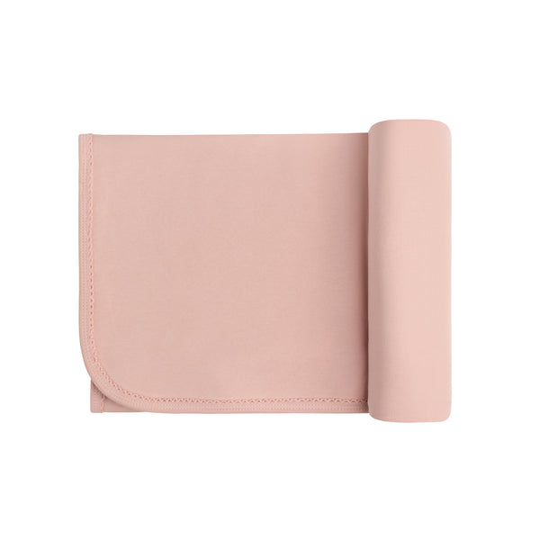 Aurora Pink French Terry Hot Air Balloon Blanket