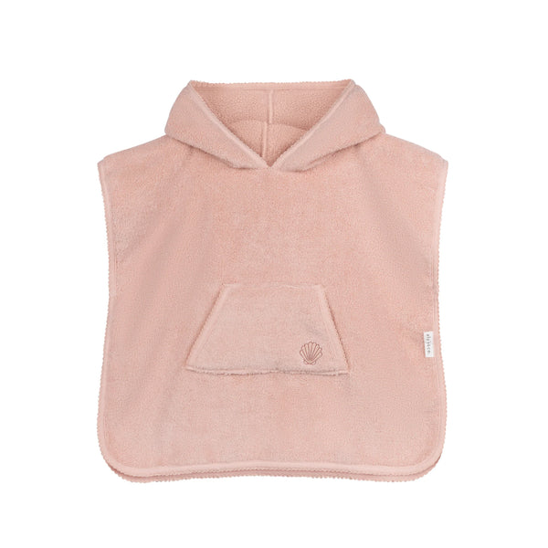 Ely's & Co Pink Embroidered Terry Poncho