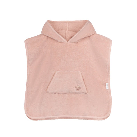 Ely's & Co Pink Embroidered Terry Poncho