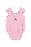 Piupiuchick Lilac/Red Heart Bodysuit