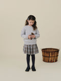 Bene Bene Melange Grey Plaid Burnis Full Skirt