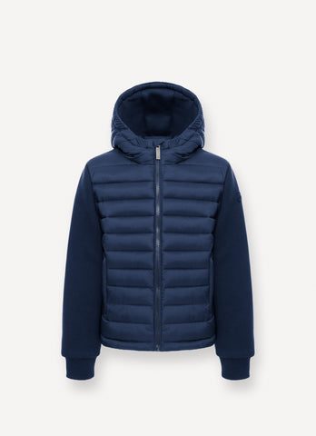 Colmar Navy Multi Material Hooded Jacket
