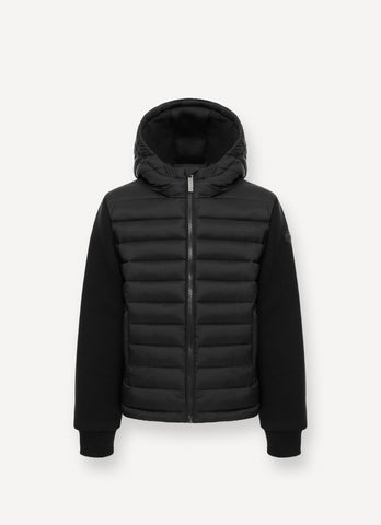 Colmar Black Multi Material Hooded Jacket
