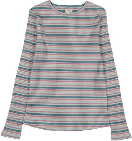 Lil Legs Pastel Multi Basic Stripe Tee BST-PSMLT