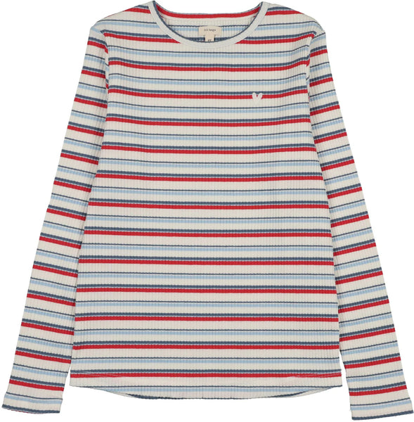 Lil Legs Blue/Red Basic Stripe Tee BST-BRD