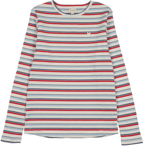 Lil Legs Blue/Red Basic Stripe Tee BST-BRD