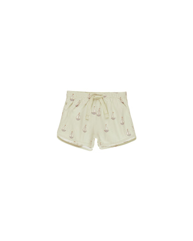 Quincy Mae Mint Sailboats Boys Swim Short