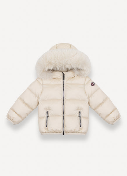 Colmar Baby Nude Synthetic Edge Detachable Hooded Jacket