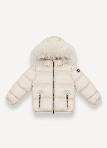Colmar Baby Nude Synthetic Edge Detachable Hooded Jacket