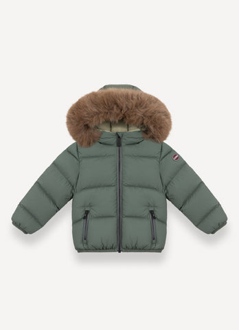 Colmar Baby Muddy Underwood Green Quilted Padded Jacket