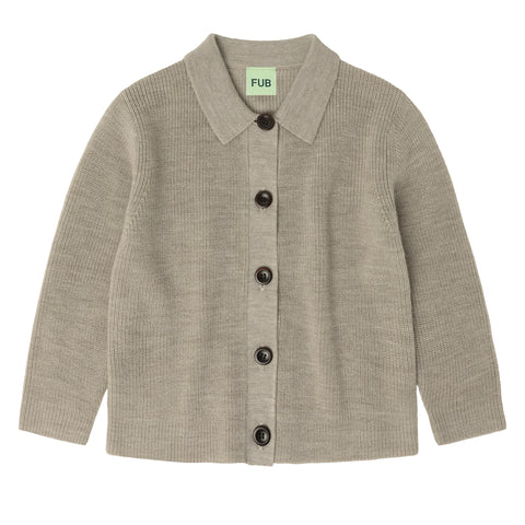 FUB Oat Melange Cardigan