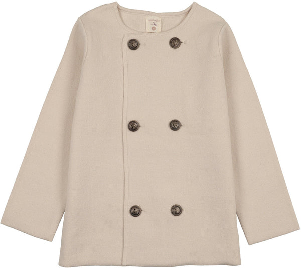 Lil Legs Analogie Wheat Double Breasted Knit Blazer DKBL-WHEA
