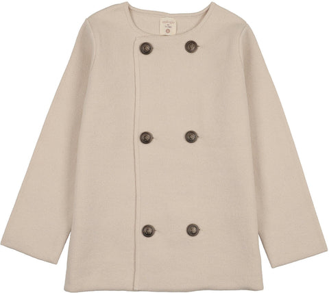 Lil Legs Analogie Wheat Double Breasted Knit Blazer DKBL-WHEA