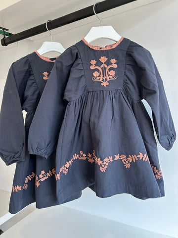 C'era Una Volta Kana Dress Navy Blue