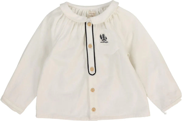 Lil Legs Analogie Winter White Toddler Boys Logo Shirt
