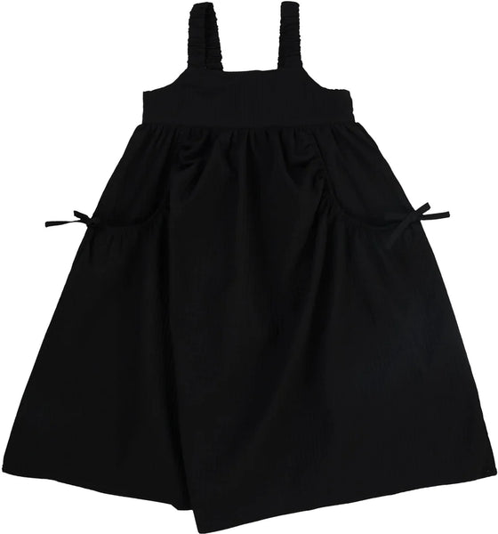 Lil Legs Analogie Black Little Girl Jacquard Jumper