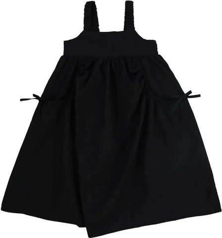 Lil Legs Analogie Black Little Girl Jacquard Jumper