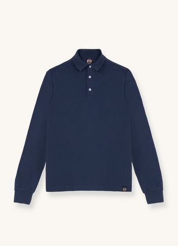 Colmar Dark Blue Solid LS Polo