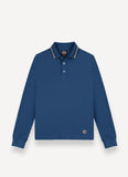 Colmar Dark Blue Striped Collar Polo