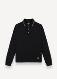 Colmar Black Striped Collar Polo