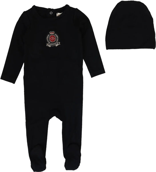 Lil Legs Analogie Black Classic Footie