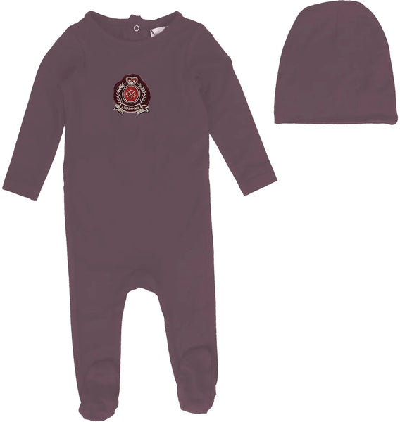 Lil Legs Analogie Vintage Purple Classic Footie