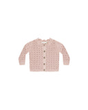 Quincy Mae Bubblegum Scalloped Cardigan + Bloomer Set