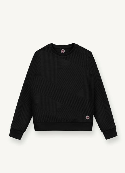 Colmar Black Knit Detail Sweater