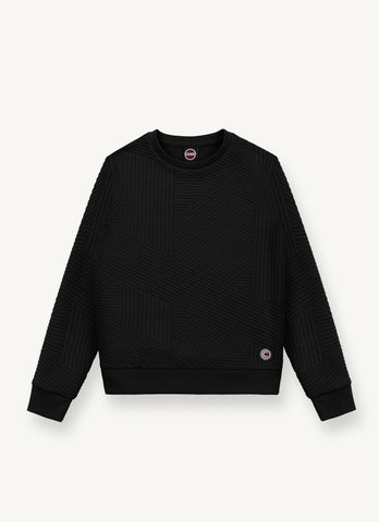 Colmar Black Knit Detail Sweater