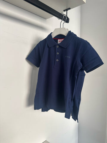 Hugo Medieval Blue Short Sleeve Polo