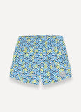 Colmar Aluminum Palm Fancy Print Swim Trunk