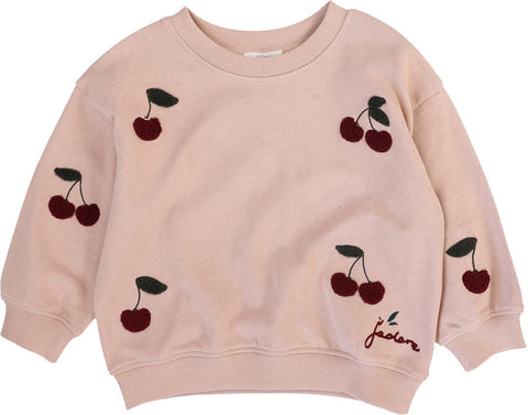 Lil Legs Bud Pink Cherry Patch Sweater