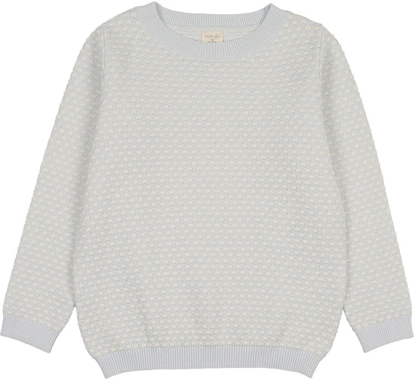 Lil Legs Analogie Clear Blue Long Sleeve Crewneck Sweater DKLSW-CBLU