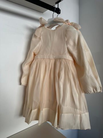 Cosmosophie Peach Organza Bali Dress