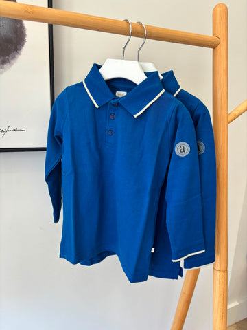 Lil Legs Electric Blue Classic Polo