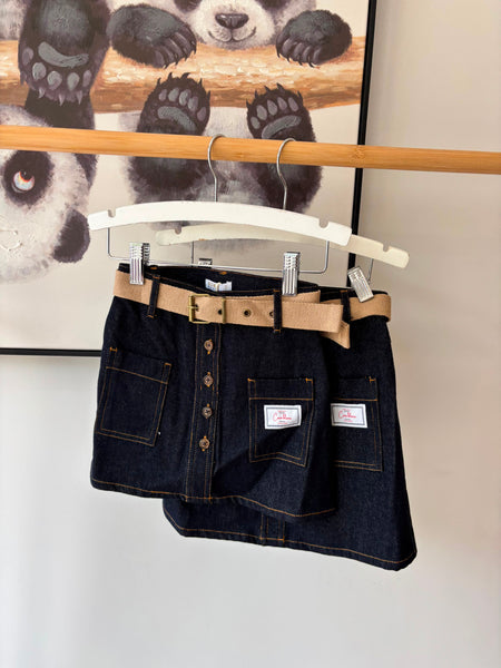 Coco Blanc Denim Skirt