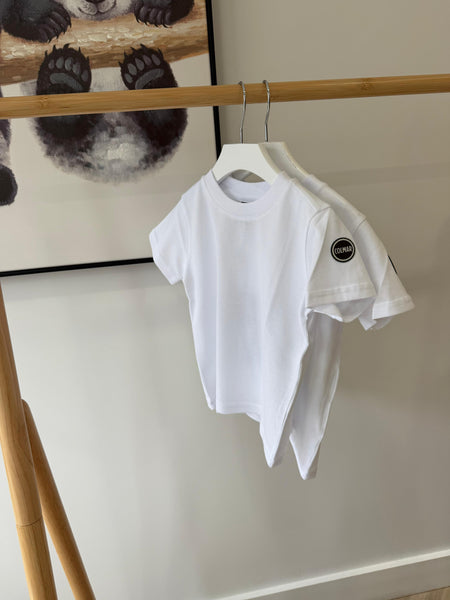 Colmar White Crewneck Piquet T-shirt