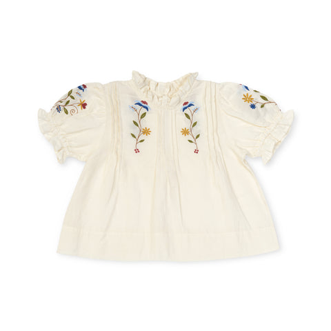 Lali Kids Luna Opaline Linen Blouse