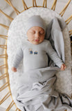 Aurora Blue Embroidered Bear Take Me Home Set