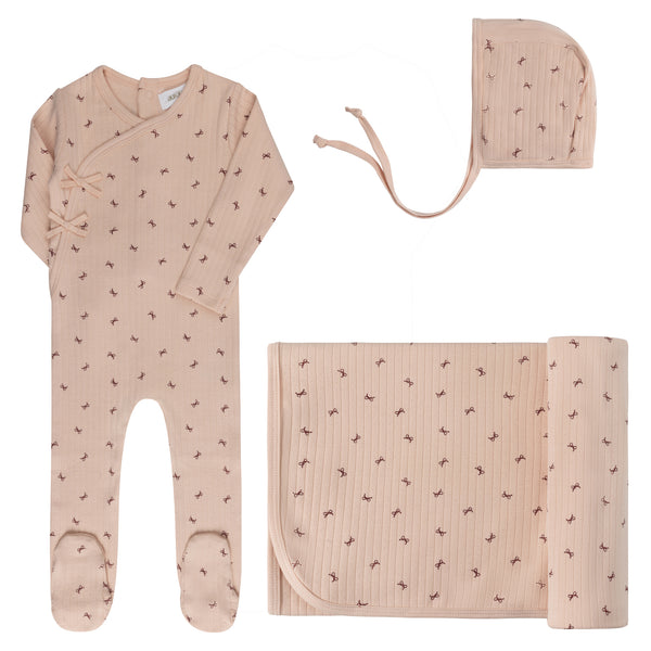 Aurora Pink Bow Pattern Take Me Home Set