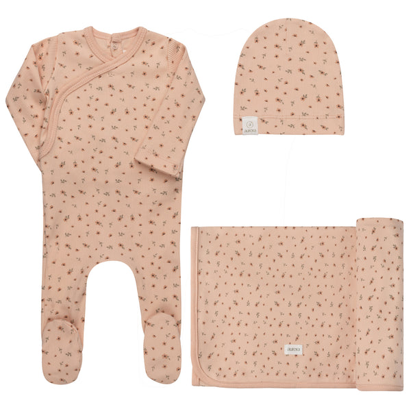 Aurora Pink Floral Rib Take Me Home Set