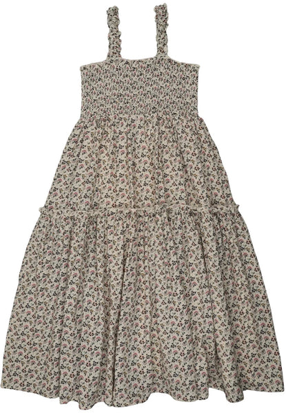 Lil Legs Analogie Multi Botanical Smocked Maxi Jumper SMXJ-MLT