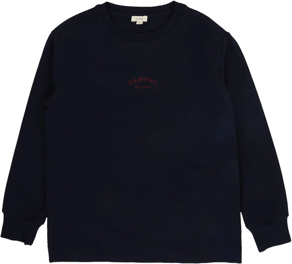 Lil Legs Navy Denim Day Boys Tee
