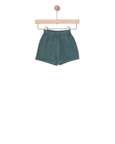 Yell-Oh Baby Green Wash Vintage Short