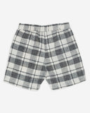 Yell-Oh Black & Beige Checked Cotton Shorts