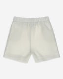 Yell-Oh Ecru Linen Bermuda Shorts