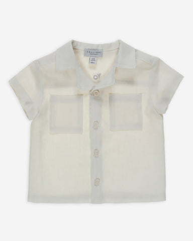 Yell-Oh Ecru Linen Shirt