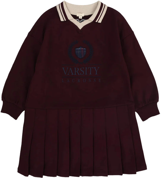 Lil Legs Plum Fan Club Dress