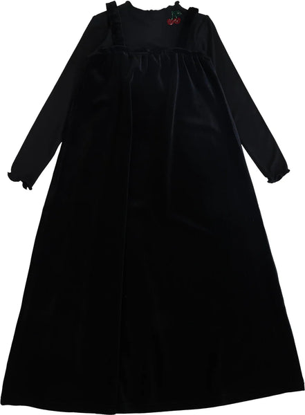 Lil Legs Analogie Black Cherry Mockneck Maxi